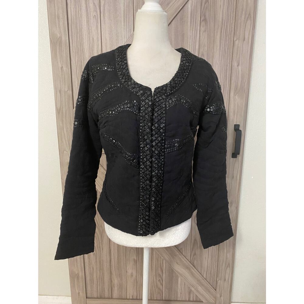 Malvin Hamburg size 8 quilted beaded jacket
